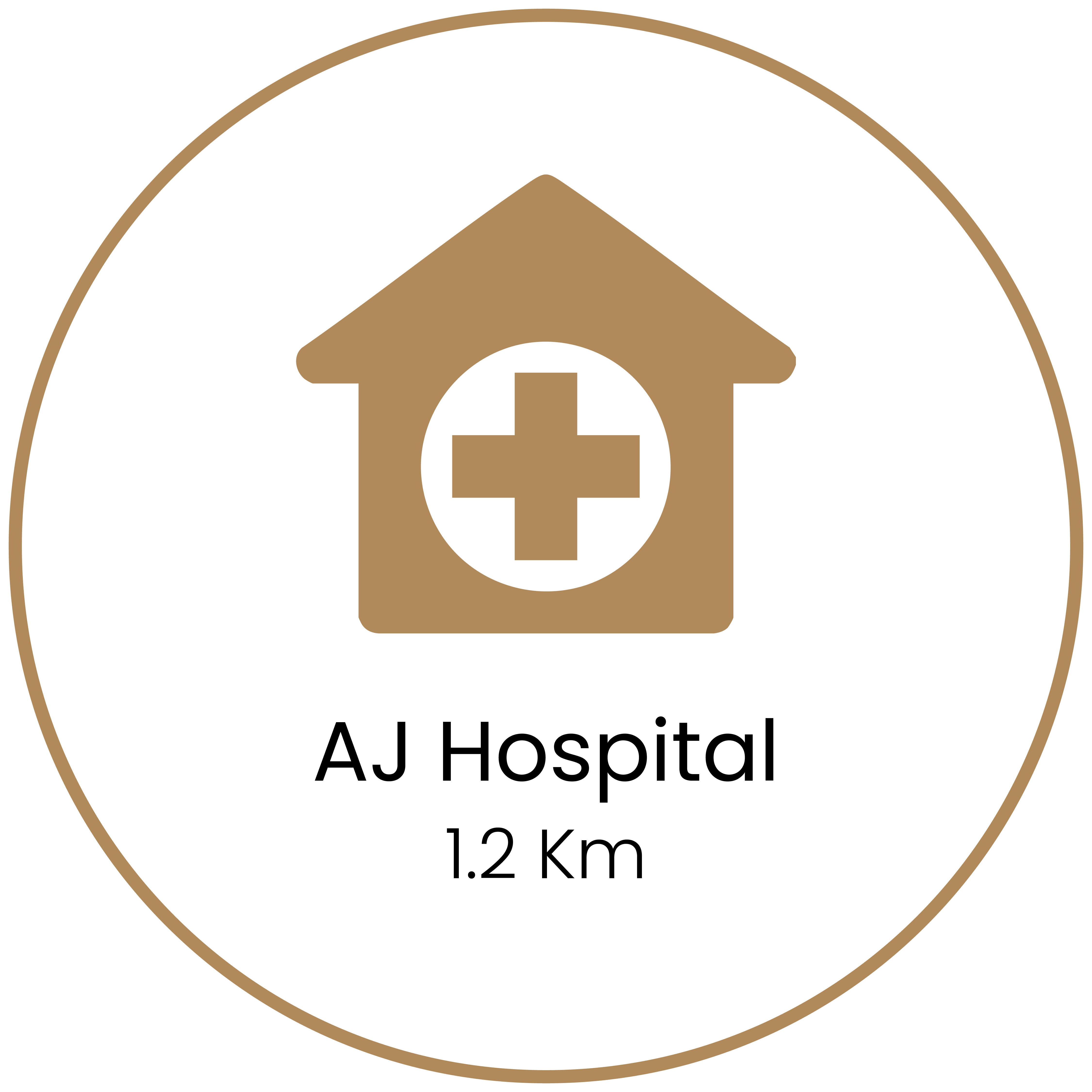 AJ Hospital - 1.2 Km