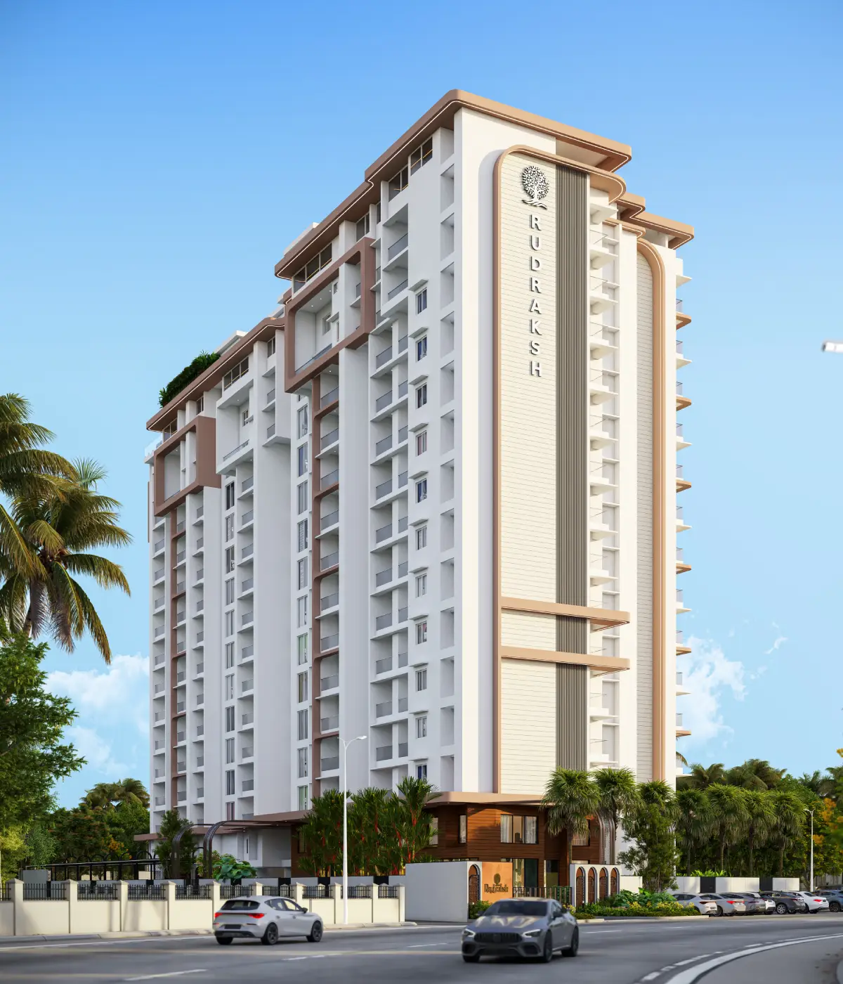 Rudraksh tower exterior